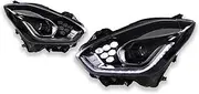 Car Head Lamp Compatible For Suzuki Swift LED Headlight 2019-2021 DRL Turn Signal High Beam Angel Eye Projector Lens Plug And Play 2PCS