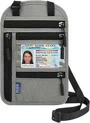 [DAITET] Travel Neck Wallet with RFID Blocking for Women & Men, Passport Holder, Anti-Theft Slim Neck Pouch