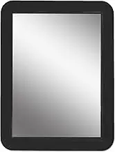 MIHAGUTY Magnetic Locker Mirror,5" x 7" Small Mirrors School Locker, Bathroom, Household Refrigerator, Locker Accessory, Office Cabinets, and Home (Black)