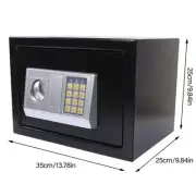 Digital Safe Box with Password and Key Home Security Cabinet Multifunctional