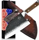 [Full Tang]Butcher Knife Handmade Forged Kitchen Chef Knife Grandsharp Pro Ra...