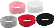 [COLLBATH] 5pcs Sports Headband Headband Sweatbands for Men Head Bands Head Band Hairbands for Women's Hair Sweatbands for Women Fabric
