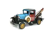 Boyle 41cm Vintage Old Ford Tow Truck Metal Ornament Home Room Standing Decor