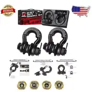 Compact Heavy-Duty Off-Road Snatch Block with Towing Pulley - Rust Resistant