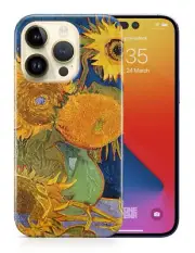 CASE COVER FOR APPLE IPHONE|VINCENT VAN GOGH - VASE WITH FIVE SUNFLOWERS ART