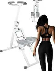 Vertical Climber Exercise Machine for Home Gym, Foldable Stair Stepper Machine with LCD, Adjustable Incline,Full Body Workout Machine,Easy to Assemble,for Full Body Workout Folding Fitness Step