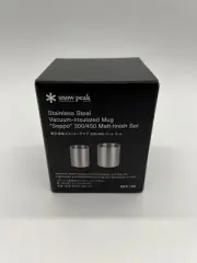 Snow Peak Vacuum Stacking Mug 300/450 Set-123