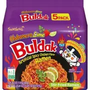 5 Pack - Samyang Buldak Habanero Lime