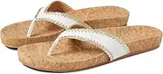 [Jack Rogers] Thelma Comfort Flip-Flop White/Platinum 6.5 M
