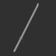 Katana Sword 1:12 Scale Weapons for 6 Inch Action Figures