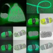 Lertenys Luminous Wool Diy Woven Hand-knitted Polyester Diy Yarn Glow In The Dark Woolen( Color : G002 )