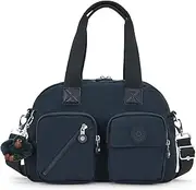 [Kipling] Defea med Handbag with Shoulder Strap, True Blue Tonal