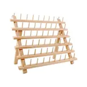 NW 60-Spools Wooden Thread Holder Sewing and Embroidery Thread Rack and Organ...
