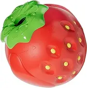 VEPOUYU Dog Toys for Aggressive Chewers - Treat-Filling Tough Dog Chew Toy Strawberry, Durable Dog Toys for Large, Medium, and Small Dogs, Puppy Toys, Anxiety Relief Toys for Dogs