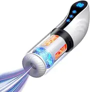 Sex Toys for Men Hands Free Electric Malemasterbrators Toy with Powerful Thrusting Rotating Modes for Stimulation Electric Pocket Pussy Vagina Men's Hoodies Charge A1G19