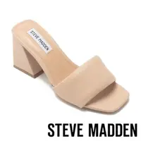 在飛比找momo購物網優惠-【STEVE MADDEN】GLORY BE 素面方頭粗跟涼