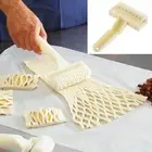 Cutter Baking Tool Plastic Bakeware Embossing Dough Roller Lattice Cutter Craft