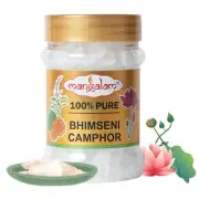 Mangalam Bhimseni Original Camphor For Puja, Aromatherapy & Air Fresher 100g