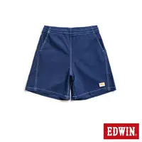 在飛比找momo購物網優惠-【EDWIN】男女裝 工裝後染短褲(丈青色)