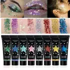 Body Glitter Gel Face Glitters Body Gel Sequins Liquid Eyeshadow Chunky Glitter