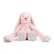 Demdaco Heartful Hugs Plush 44cm Bunny Pink, Whitehill 5004720315