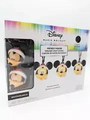 8 Disney Magic Holiday Blinking Mickey Mouse LED Light String 4982015 Christmas