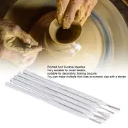 5 PCS Clay Needle Tools Handle Clay Pottery Sculpting Texturing Modeling Tools