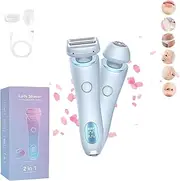 Gleam Pro 3.0 Shaver for Women by Women, SilkGlide Pro - 2024 Best Silk Glide Razor, Get a Smooth Shave Every Time Without The Bumps, Burns or Nicks (Blue)