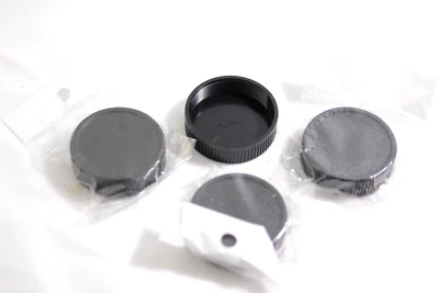 4 M42 SCREW MOUNT REAR LENS CAPS FOR PENTAX PRAKTICA CAMERA LENSES (NEW)