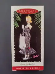 1995 Hallmark Keepsake Ornament Barbie Solo in the Spotlight Collector's Series