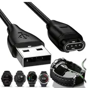USB Charger Charging Dock Cable For Garmin Vivoactive 4 3 Forerunner Fenix 7 6 5
