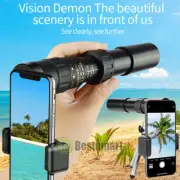 10-300x40mm Monoculars Super Telephoto Phone Camera Zoom Telescope +Tripod +Clip