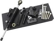 Motorcycle steering damper For KAWASAKI EX250R For NINJA 250 2008-2012 Motorcycle Steering Damper Stabilizer Adjustable Linear with Bracket Kit