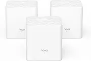 Tenda Nova Mesh WiFi System - Covers 3500 sq.ft - AC1200 Dual-Band Mesh Network for Home Internet - Parental Control - 3-Pack
