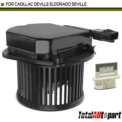 HVAC Blower Motor and Resistor Kit for Cadillac DeVille Eldorado Seville Front