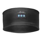 Catzon Music Headband Bluetooth 5.0 Headphones HD Stereo for Workout-Black
