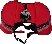 Backpack pet harness for medium dogs dog walking harness puppy dog food dog walking saddle bag Dog Saddlebag dog saddle bag dog bag pannier Basket travel golden retriever cat pet
