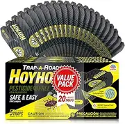 [HOY HOY] Trap A Roach - 20 Traps [4 Pack] Baited Glue Traps, Great for Home with Kids & Pets Indoor, Sticky Pest Control Trap, Roach Killer, Made in Japan