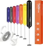 Handheld Milk Frother, Battery Operated Electric Foam Maker and Mixer for Drinks