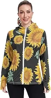 [Caihoyu] Women's Hoodies Quick Dry Workout Shirts UPF 50+ Protection
