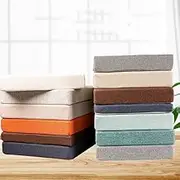 cushion Armchair Booster Seat Cushion, Large Firm Square Seat Pad with 12cm Thick Luxurious Soft Foam, Extra Thick Cushion for Elderly, Post Surgery and Pregnancy
