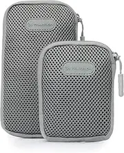 [Travelon] Packing Intelligence, Pi All Day Set of 2 Accessory Pods, Graphite, One Size, Pi All Day Set of 2 Accessory Pods