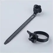 CHENGHAO Q26 50PCS Car Nylon Tie Wrap Cable Fixed Fasteners Clips Black Car Cable Fastening Zip Strap Fit for All Cars 92mmx5mm
