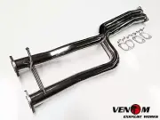 VENOM FORD BA BF TWIN 2.5" UTE STRAIGHT PIPES - XR6 TURBO XR8 FPV XR6T EXHAUST (for: Ford)