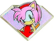 [Zen Monkey Studios] Golden Series 2 Amy - Modern Sonic The Hedgehog Collectible Pin, Small, enamel, no, Small, enamel, no