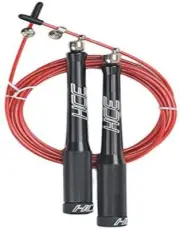 Adjustable Skipping Rope Tangle Free 360° Swivel Ball Bearing Jump Rope - Best f