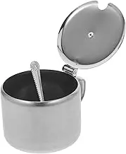 Zerodeko Essential Kitchen Tool Stainless Steel Seasoning Jar Spoon Salt Pepper Pot Set for Home Restaurant