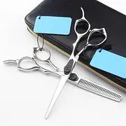 Hair Cutting,6 Inch Professional Japan 440C Cut Set Cutting Barber Haircut Scissor Thinning Shears Hairdressing