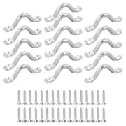 16 Pcs Top Pad Eye Tie Down Anchors Point Hardware for Kayak Canoes Rigging