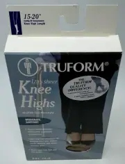 TRUFORM Lites Knee High Stockings 15-20mmHg (Beige) Medium